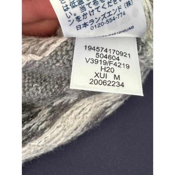 LANDS END Wool Blend knitted sweater, Mens Medium, Heavy & thick - Picture 9 of 9